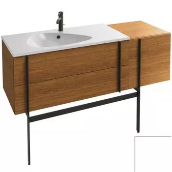 Тумба под раковину Jacob Delafon Nouvelle Vague 145 EB3037RU-N18 подвесная Коричневая кожа