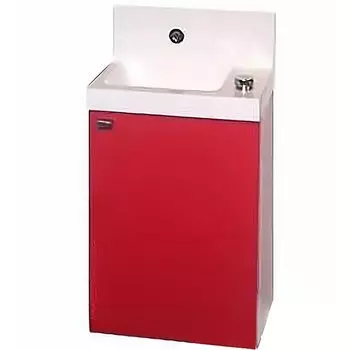 Тумба под раковину Jacob Delafon Pop Laminar 40 подвесная Красный винил