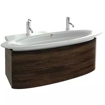 Тумба под раковину Jacob Delafon Presquile 130 EB1105-G1C подвесная Белая глянцевая