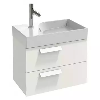 Тумба под раковину Jacob Delafon Rythmik 60 EB1301-G1C подвесная Белая глянцевая