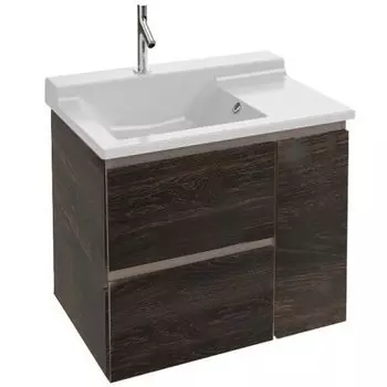 Тумба под раковину Jacob Delafon Soprano 80 EB1333-E15 подвесная Черное дерево