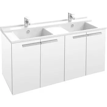 Тумба под раковину Jacob Delafon Struktura 117 подвесная Розовое дерево