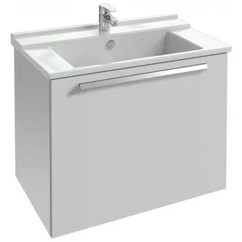 Тумба под раковину Jacob Delafon Struktura 77 подвесная 1 ящик Розовое дерево