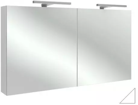 Зеркальный шкаф Jacob Delafon Reve Rythmik 120 EB798RU-G1C с подсветкой