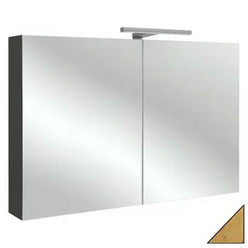 Зеркальный шкаф Jacob Delafon Rythmik 100 EB797RU-E70 Арлингтонский дуб с подсветкой