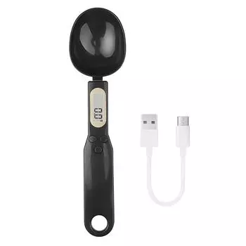 0,1 г-500 г USB зарядка цифровые мерные ложки кухонные электронные ложки весы грамм пищевые весы ложка для взвешивания с ЖК-дисплеем