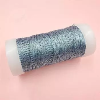 0,2 мм-0,8 мм, 1 рулон, популярная высококачественная плетеная нить для бисера, китайская завязывающая нейлоновый шнур, изготовление ювелирных изделий, шнуры макраме, браслет «сделай сам» 3 Strands темно серый