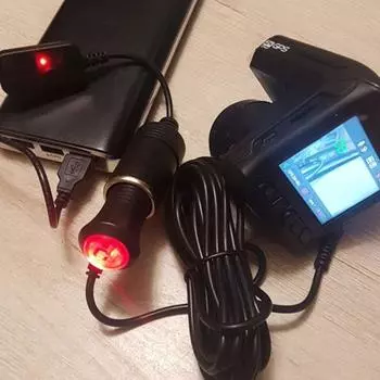 0,36 м USB-адаптер постоянного тока 12 В USB A 5 В Мужской на 12 В Автомобильный прикуриватель Женский Преобразователь мощности Преобразователь напряжения