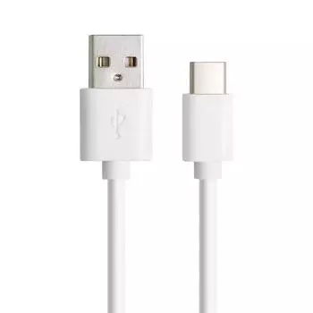 0,5 м 5 В 2 А белый USB-кабель для зарядки Type-C для мобильных телефонов, наушников, вентиляторов, устройств USB-C 0.5m