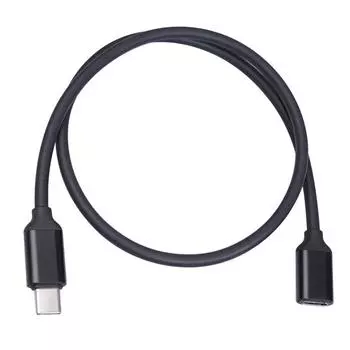 0,5 м USB C удлинительный кабель типа C папа-мама PD зарядный удлинитель шнур