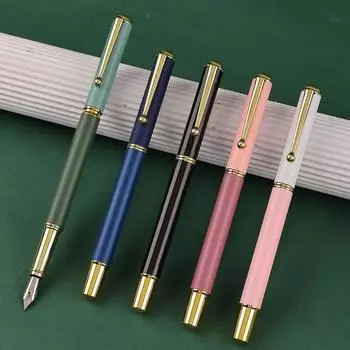 0,5 мм ручка с чернилами Morandi Metal Pen Новая ручка для письма 10PCS Black Ink