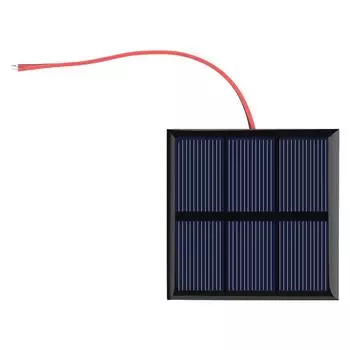 0,7 Вт 1,5 В Мини Портативная Солнечная Панель DIY Модуль Питания Зарядное Устройство Для Аккумулятора 1,2 В с Проводом 70*70 ММ