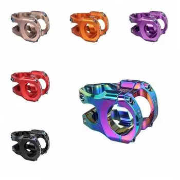0 Degrees Bicycle Handlebar Stem CNC Processing MTB Bike CNC Stem 0 Degree Riser Mountain Bike оранжевый