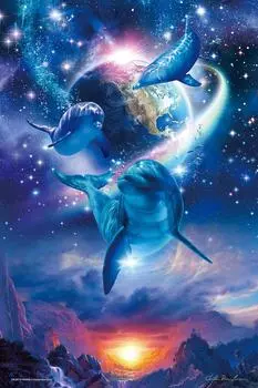 1000 Piece Glowing Jigsaw Puzzle Puzzle Master Lassen Gift of Universe Aim! (50x75cm)