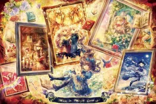1000 Piece Jigsaw Puzzle Aim Puzzle Master Alice in Magic Land (Fantastic Art) (50x75cm)