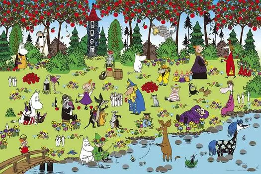 Пазл из 1000 деталей MOOMIN Forest Harvest (50x75cm)