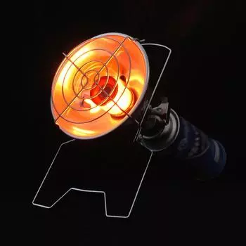 Открытый газовый обогреватель 1000W серебряный