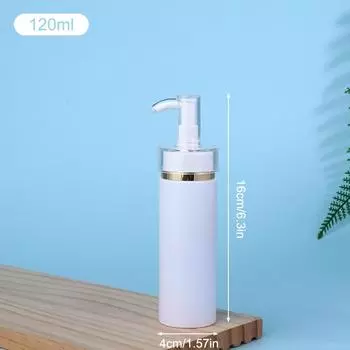 100/120/150/200Ml Travel Pump Bottle Dispenser Empty Lotion Bottles Refillable Cosmetic Container Press Type Women Make Up 120ml золотой