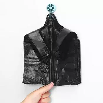 100/200/300PCS Pet Outdoor Cleaning Poop Bags Mini Black Disposable Plastic Trash Bags Car Table Use Vest Type Garbage Bags