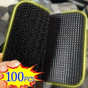 100/2 шт. Двусторонние фиксирующие наклейки для ковровых покрытий, высокоадгезивные фиксированные заплатки, домашние коврики, противоскользящая лента, наклейка 1 Pair