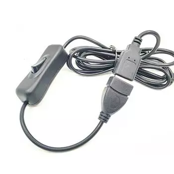 Удлинительный кабель USB2.0 длиной 100/300 см с поддержкой передачи данных с помощью переключателей, удлинительный кабель типа «папа-мама» для передачи данных 100CM