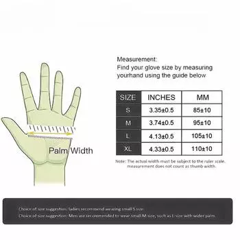 100/50/20PCS Black Nitrile Gloves Thickened Black Nitrile Gloves for Cleaning Hairdressing Waterproof Dishwashing Tattoo Gloves S