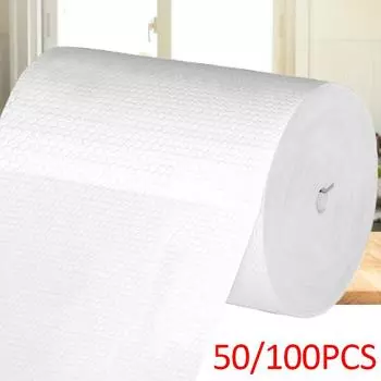 100/50 шт./рулон одноразовые тряпки нетканые кухонные полотенца для дома рулонные салфетки для уборки ленивая тряпка впитывающие полотенца чистящие салфетки