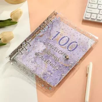 100 дней, 100 конвертов, конкурс на экономию денег, папка-переплет, блокнот, органайзер для наличного бюджета, игра «Экономьте деньги»