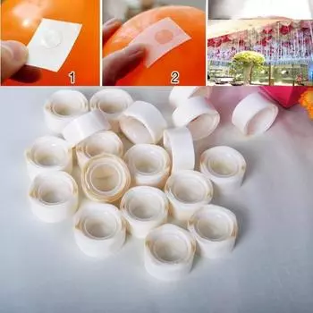 100 Dot Sticky Double Sided White Foam Tape Strong Pad Mounting Adhesive No Traces Sticker For DIY Photo Scrapbooking NEW 10 PCS