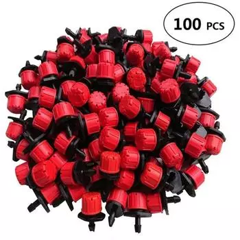 100 Pcs Adjustable Microdrops For Drip Irrigation, Sprinklers, Irrigation Systems