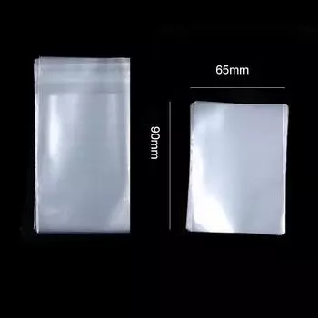 100 шт(1pack) Карманы для карт 65*90 мм, протекторы для карт для коллекционных карт, для настольных игр Football Star Card, чехлы для карт