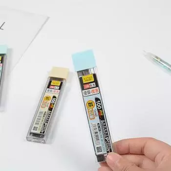 100 шт./кор. 0,5/0,7 мм графитовый грифель 2B механический карандаш сменный стержень для карандашей стираемый гладкий пишущий канцелярские принадлежности для рисования