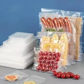 100 шт./лот сетчатые вакуумные пакеты для консервирования продуктов - пакеты для хранения вакуумных упаковщиков для мясных деликатесов, стейков и многого другого - пакеты Sous Vide для кухонных принадлежностей