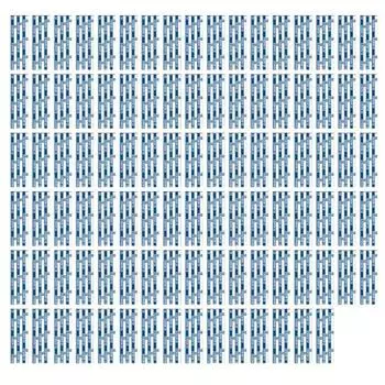 100 шт., обертка для монет, разные плоские рулоны для монет, обертки для монет, крафт-бумага, 4 цвета, рулоны для монет в четвертную монету, никель, пенни, десять центов 100pcs синий