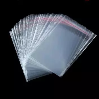100 шт. прозрачные подарочные пакеты для Diy Candy Biscuit Cookie Packing Bags Self Adhesive Plastic Bag 5*7cm