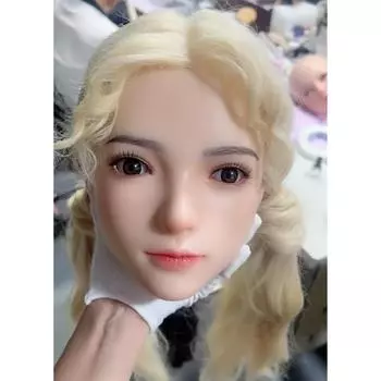 100% силиконовая голова стандартный парик подходит для тела секс-куклы 130-180 см 2 способа соединения секс-игрушки манекены силиконовые головы GJ063