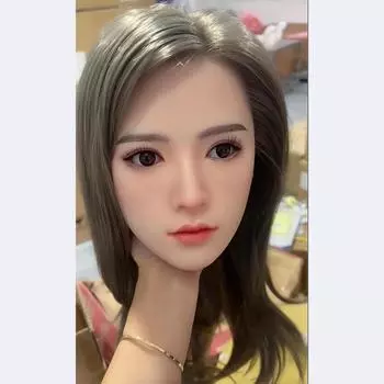 100% силиконовая голова стандартный парик подходит для тела секс-куклы 130-180 см 2 способа соединения секс-игрушки манекены силиконовые головы GJ051