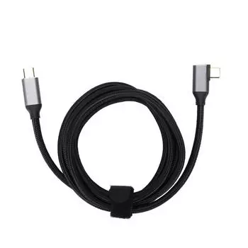 100 Вт PD нейлоновый оплетенный USB C кабель для быстрой зарядки USB 3.1 Gen2 10 Гбит/с 3 кабеля 4K на 60 Гц 1,5 м