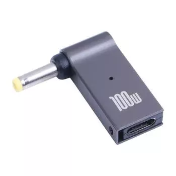 100 Вт USB-C / Type-C Female to DC 4.0x1.7mm Male Компьютерный зарядный адаптер для Lenovo