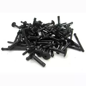 100 x Plastic Rivets Fastener for car fender bumper door