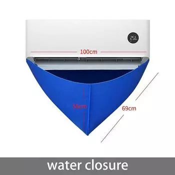 100Cm Air Coditioning Cleaning Cover Bag Pvc Thickened Cleaner With Water Pipe Home 1-1.5P Split Hanging Air Conditioner Tools A