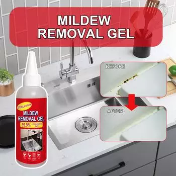 100ml Mold Removal Gel, Household Mold Removal Gel, Kitchen Refrigerator Washing Machine Rubber Ring Mold Removal Mold Cleaner красный