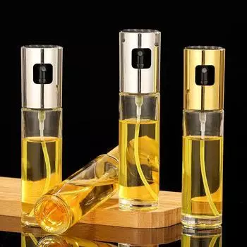 100ml with Scale Oil Spray Bottle ABS Press Type Kitchen Household Air Fryer Olive Oil Spray Oil Spray God Barbecue Spray Oil