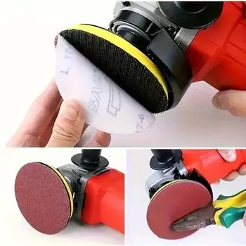 100Pcs 125mm Sandpaper Round Shape Sanding Discs Hook Loop Sanding Paper Buffing Sheet Sandpaper Sander Polishing Pad 800Grits