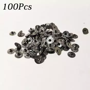 100pcs Candles Making DIY Craft Candle Wicks Base Creative Candle Wick Carry Holders Stand Handmade kit Metal Wick Sustainers 1PC