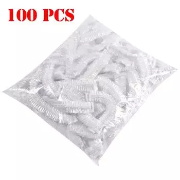 100PCS Disposable Food Cover Plastic Wrap Elastic Food Lids For Fruit Bowls Cups Caps Storage Kitchen Fresh Keeping Saver Bag