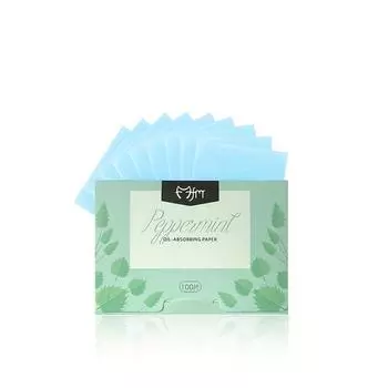 100pcs Facial Oil Absorbing Sheets - Green Tea, Lavender, Rose, Jasmine, Mint - Oil-Control Face Pads for Combination Skin, Makeup Lasting Longer