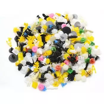 100pcs Plastic Car Body Thumbtacks, Rivet Fasteners Decorative Molding Clips Car Accessories High-quality Clip Fasteners CHINA