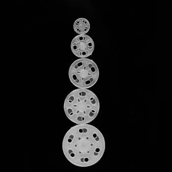 100pcs Plastic Handmade Crafts Press Button Sewing Stud Fasteners 10mm