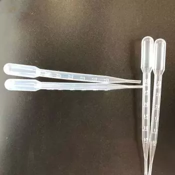 100Pcs Plastic Pasteur Pipette Transfer Pipette Dropper Polyethylene 3ml Lab School Educational Supplies 3ml